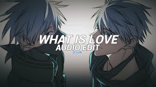 what is love - haddaway 《edit audio》 Resimi