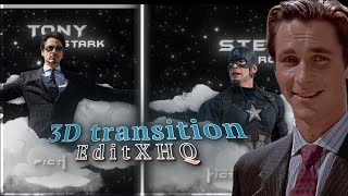 Famous Ae inspired @fictic_editz 3D particle transition tutorial in CapCut  Wealth