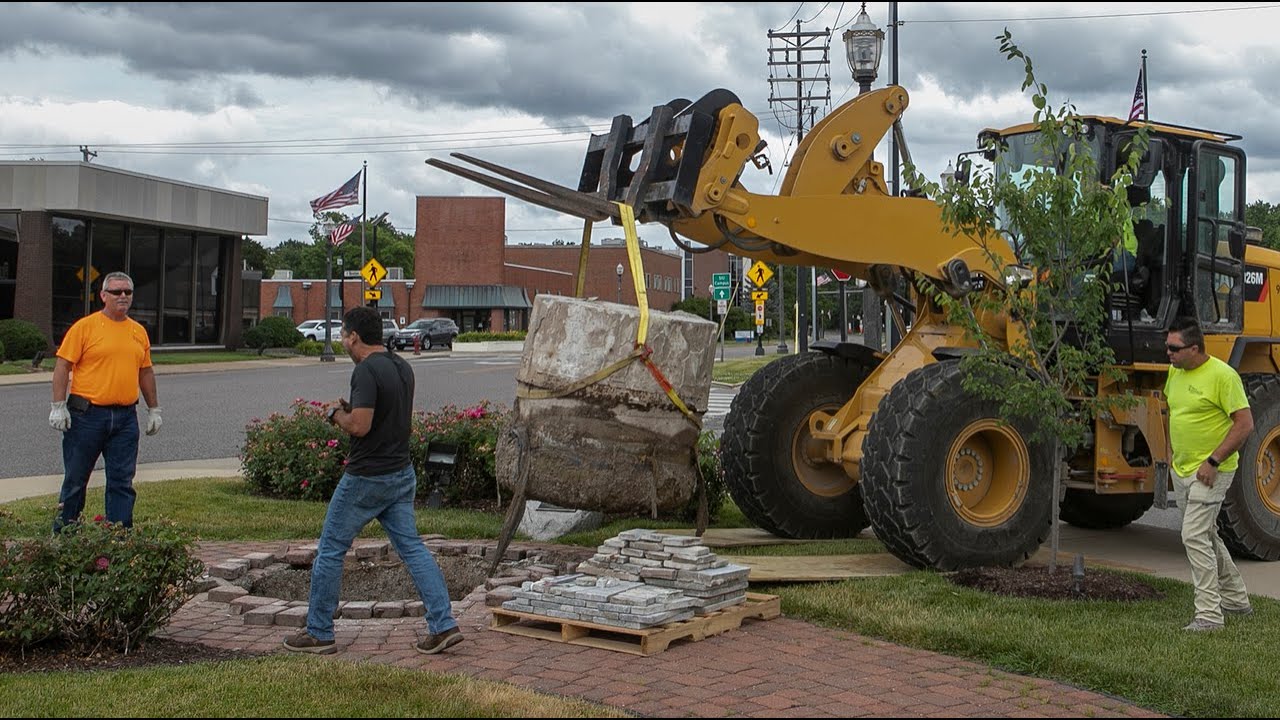 Statue honoring Edwardsville's slave-owning namesake removed from pedestal in park