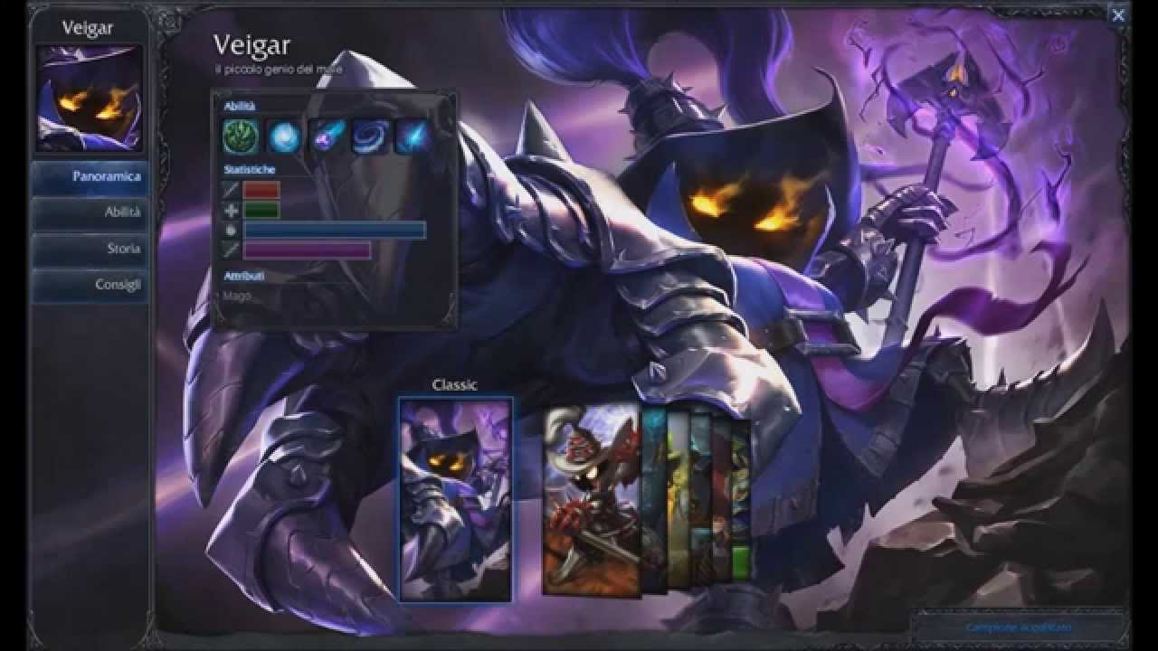 Veigar new classic skin League of Legends