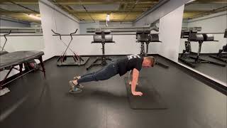 Reverse Crunches w/ Sliders