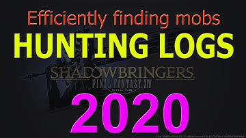 Efficiently finding mobs for HUNTING LOGS FFXIV | June 2020
