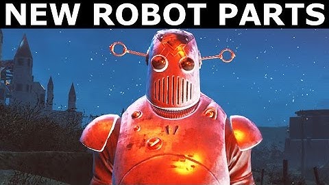 Fallout 4 Nuka World - All New Robot Parts (Galactron, Space Sentry, Nukatron, Nuka Mascot)