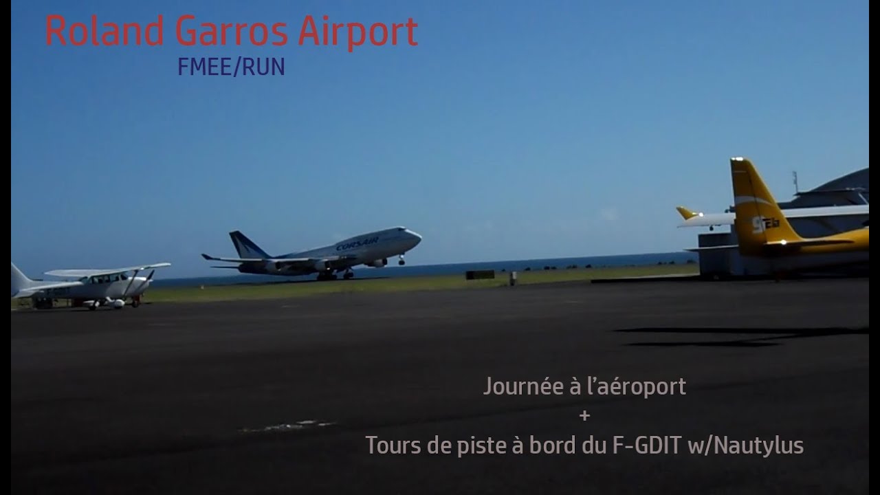 IRL | F-GDIT / Aéroport Roland Garros | Tours de piste ft. Nautylus 974