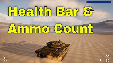 How to make a Tank part 5 (unreal engine 5 Tutorial-User Interface-Health Bar)