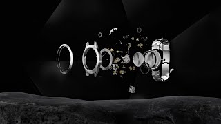 3D watch design with exploded view
