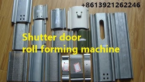 Stocked machine for shutter door roll forming machine2020