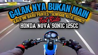 Honda Nova Sonic 125 Torsi Nya Edaan Suaranya Bikin Tangan Auto G3Ber Test Ride