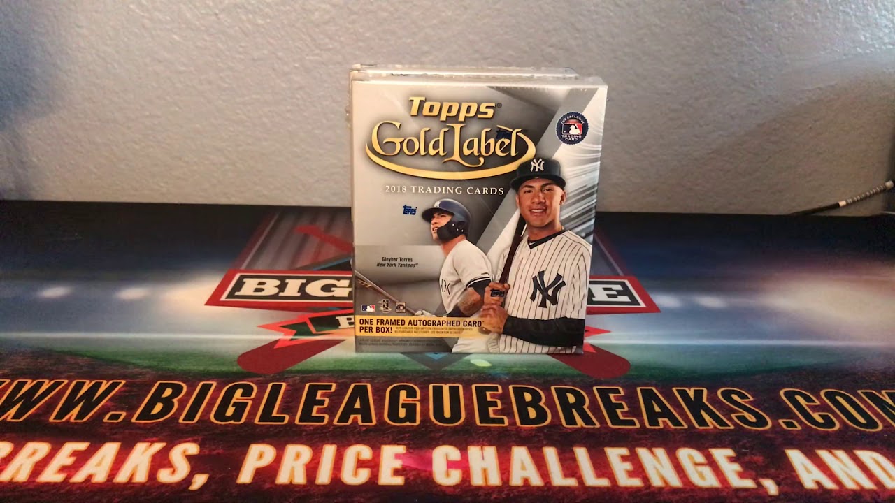 2018 TOPPS GOLD LABEL! FRAMED AUTO RELICS! - YouTube