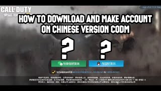 How To Download Codm Chn Version How To Make Account For Codm Chinese Version Chn Issue Solved