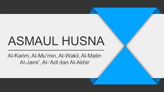 MATERI ASMAUL HUSNA KELAS X SMA