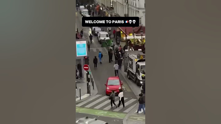 Paris is mad 😳 🇫🇷
