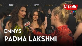 Padma Lakshmi and her daughter are ‘starstruck’ at the Emmys by Ayo Edebiri and Jenna Ortega | Etalk