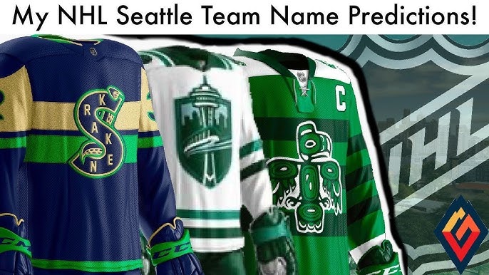 Concept for an NHL expansion team in Seattle, the Seattle Krakens