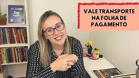 Como lançar vale transporte Contmatic?