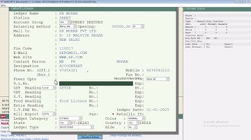How to create ledger in details in marg software  Step by step in hindi