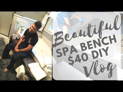 this-is-a-vlog-|-$40-diy-beautiful-spa-bench-|-easy-&-fast-weekend-project