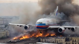13 Minutes Ago! Plane Carrying 55 Russian Generals Blown Up by Ukraine at Moscow National Airport