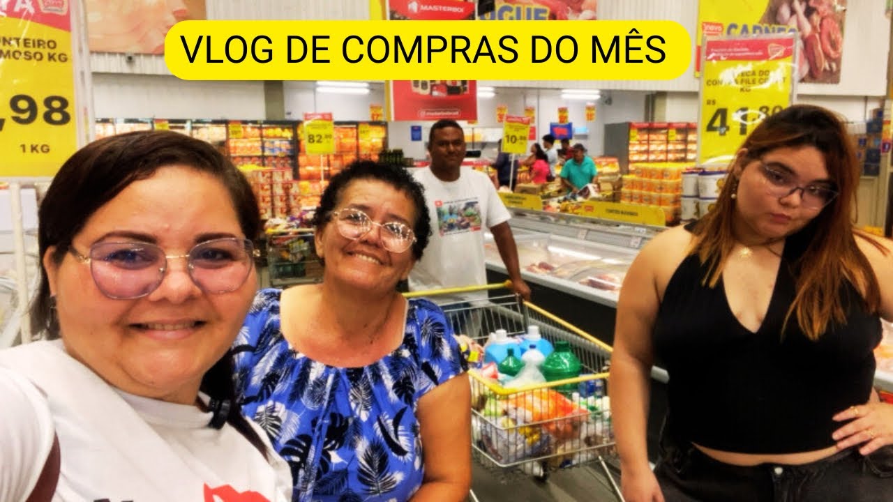 😱FIZEMOS AS COMPRAS DO MÊS! Olha os PREÇOS! 