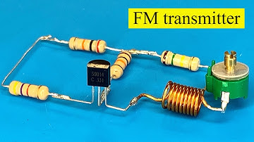 1 km FM-zender schakelschema, FM-zender circuit