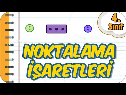 Noktalama İşaretleri / Eğlenceli Konu Anlatımı 📚 4. Sınıf Türkçe #2023