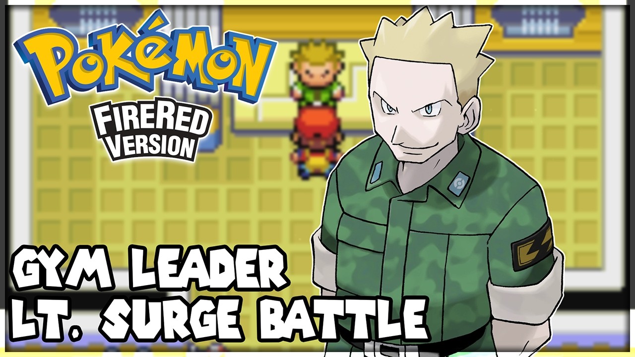 Pokémon FireRed - 3rd Gym Leader Lt. Surge Battle (SWITCH 2 1440p)