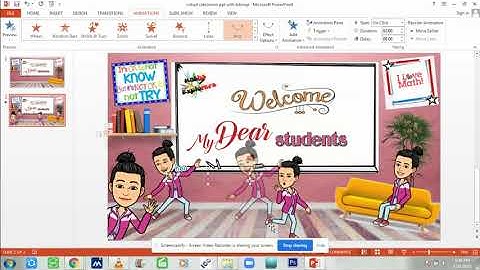 Tutorial : Bitmoji Virtual Classroom Using Powerpoint