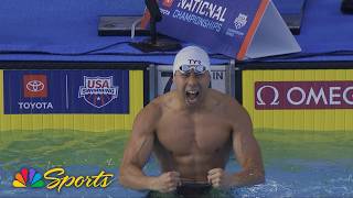 Watson Nguyen surges to 50m breaststroke title at USA Swimming National Championships | NBC Sports