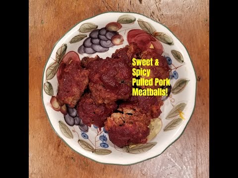 Pulled Pork Meatballs Sweet and Spicy | Keto Recipes |3 Ingredients | Homemade BBQ Sauce