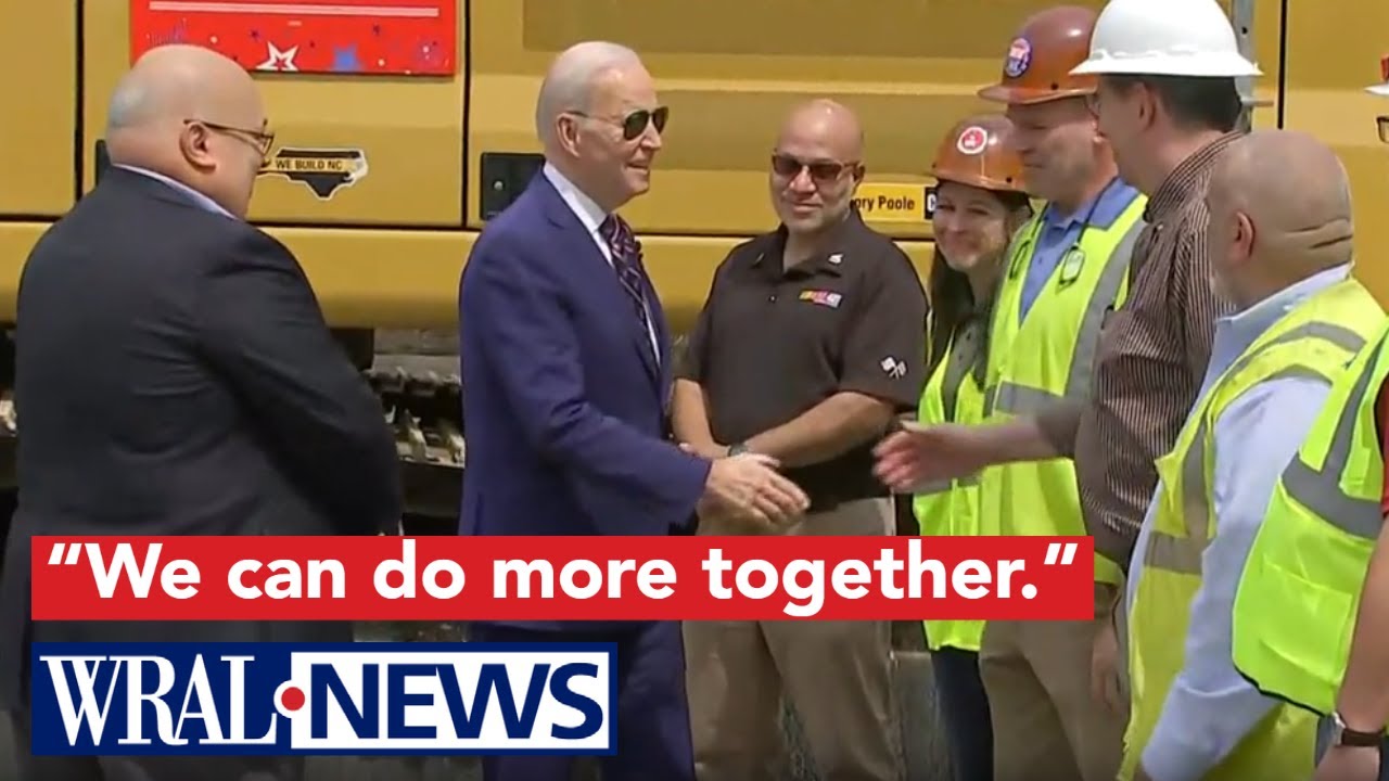 President Joe Biden kicks off 'Investing in America Tour' in Durham ...