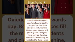 Oviedo mornings Royal audiences before the 2025 Princess of Asturias #shorts