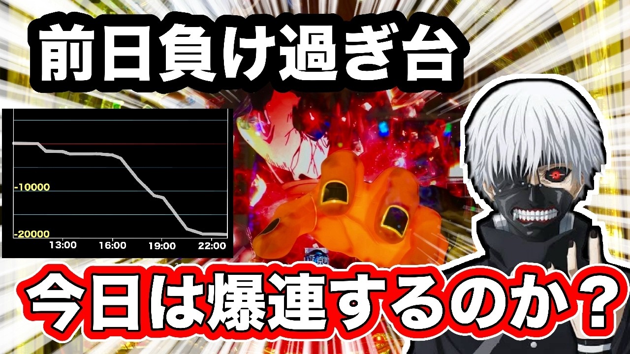 【喰種】負け過ぎてる台ってそろそろ出ると思いませんか？e東京喰種で試してみた【検証】【オカルト】