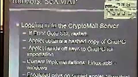DEF CON 12 - Joshua Teitelbaum and Peter Leung, CryptoMail Encrypted E-Mail for All