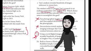 Sat practice test 4 question 33 Reading and Writing module 1