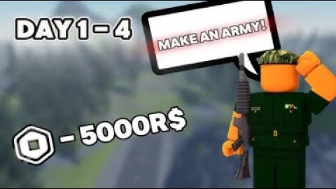 Making an Army group in 7 days! | Day 1 - 4
