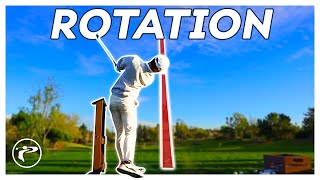 Best Golf Downswing Drills - MORE ROTATION!