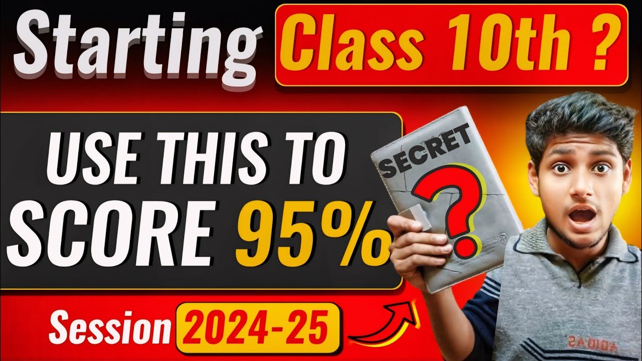 How to Start Class 10th 2024-25 | Strategy to Score 98% 🔥 | Board Exam ...
