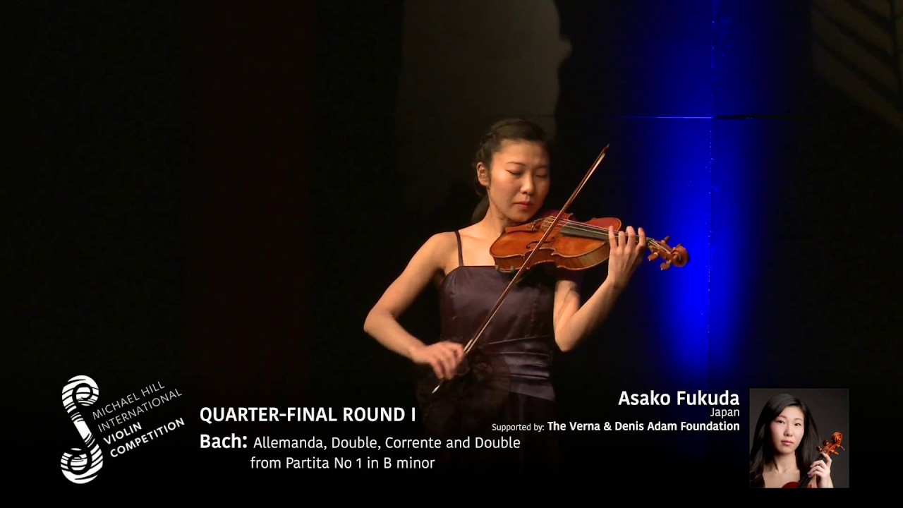 new zealand currency 2017 Round #1 Competitor #3 A Fukuda | Bach: Allemanda, Double, Corrente and Double from Partita