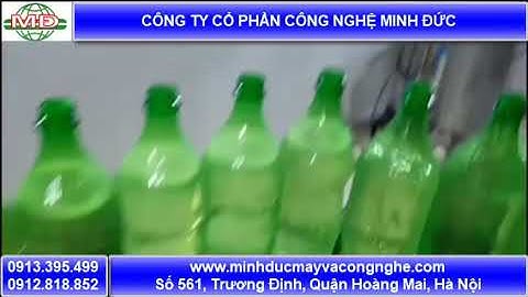 Dây chuyền đóng chai nước ngọt có gas chính xác tự động