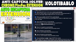Anti Captcha Solver For Kolotibablo | Auto ReCaptcha Extension
