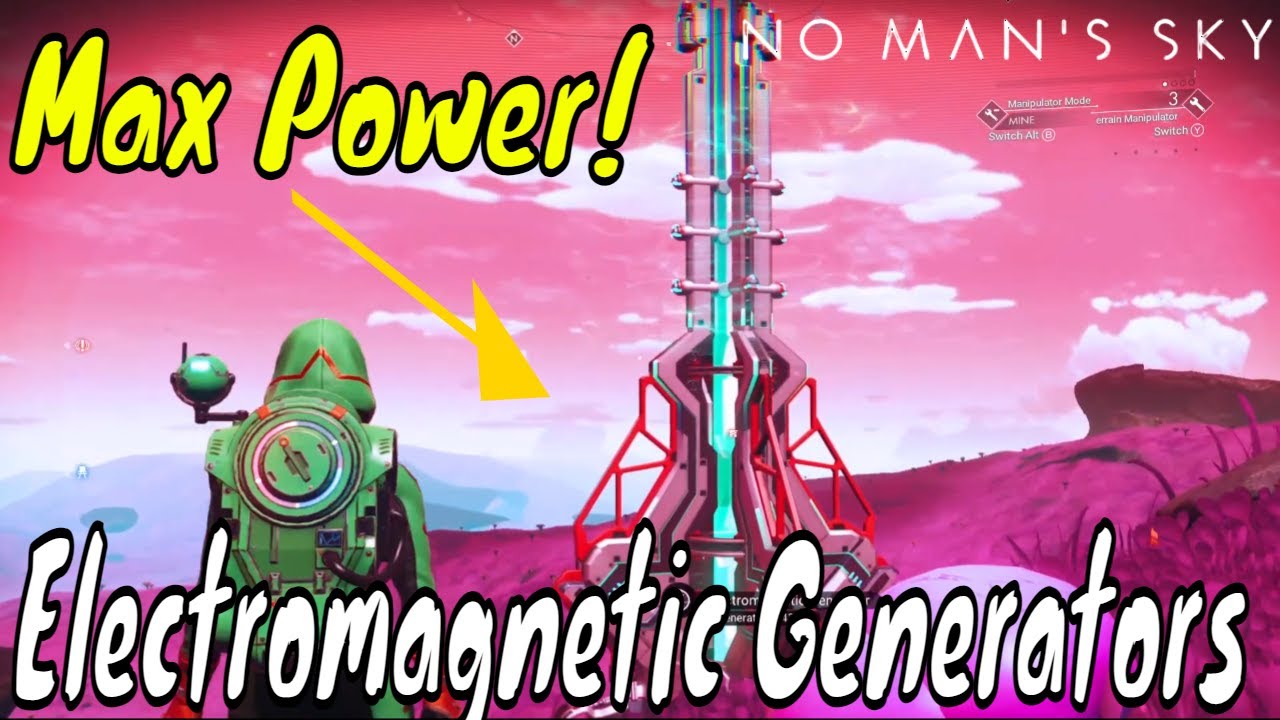 No Man's Sky How to Electromagnetic Generators (NMS Beginner Guide 2022) - YouTube