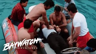 3 BIG BOAT FIRES & EXPLOSIONS Put EVERYONE in DANGER! Baywatch Remastered