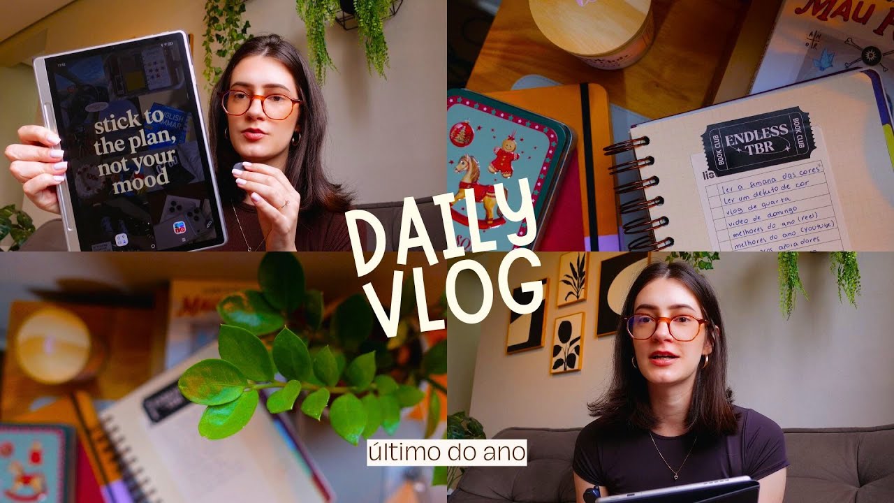vlog: vision board, 75 booked e planner literário 2026