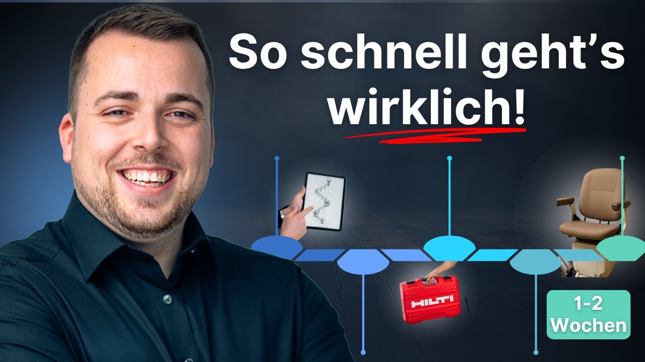 Wie lange dauert es wirklich, einen Treppenlift einzubauen?
