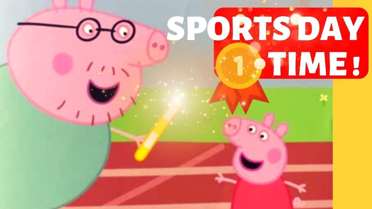 Kids Books READ ALOUD Peppa Pig With Words SPORTS READ ALONG Stories Kids books read aloud peppa pig with words sports read along stories