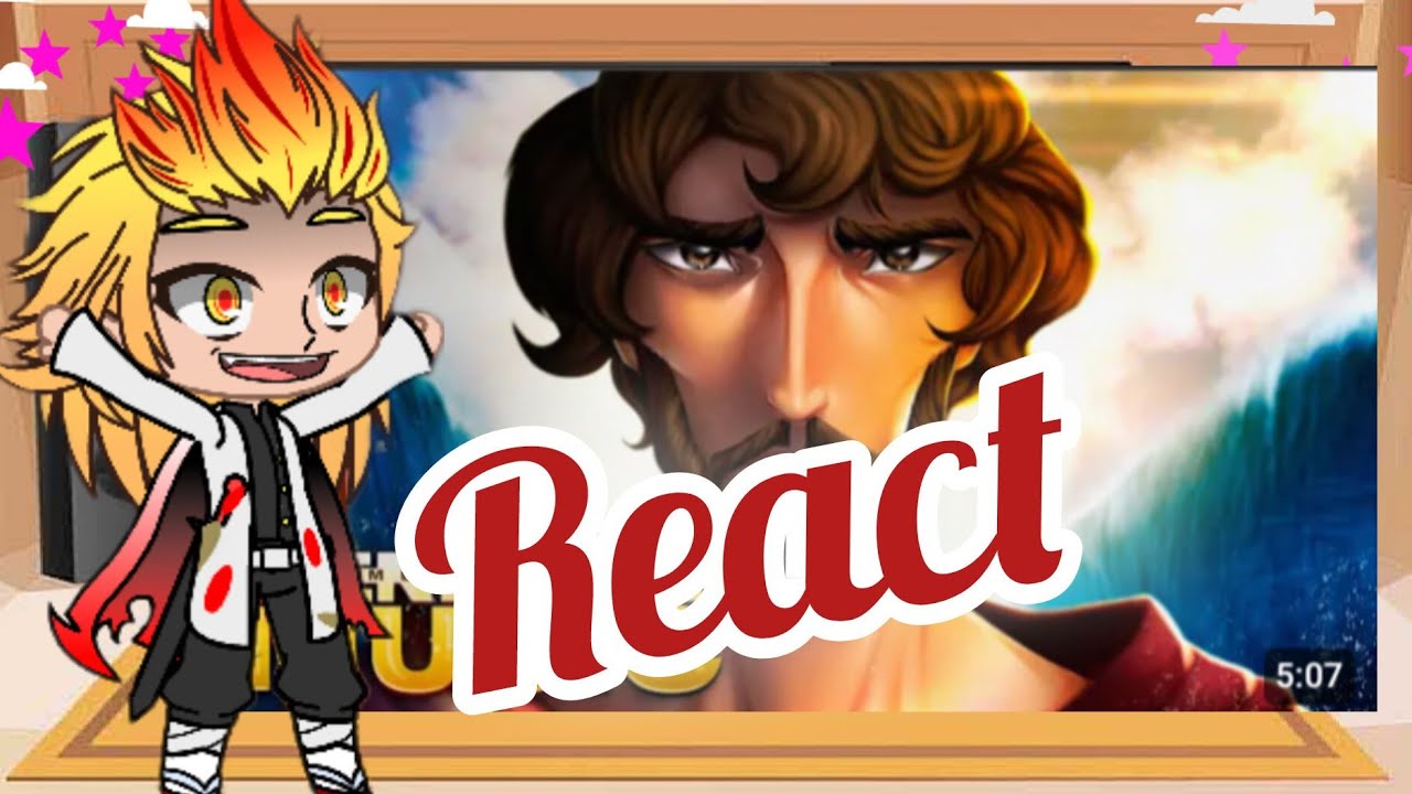 Hashiras (Demon Slayer ) React (reagindo) Moisés (Exodo) - O Príncipe do Egito (Gacha)