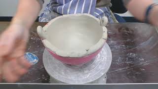 Clay coil form bowl part 2