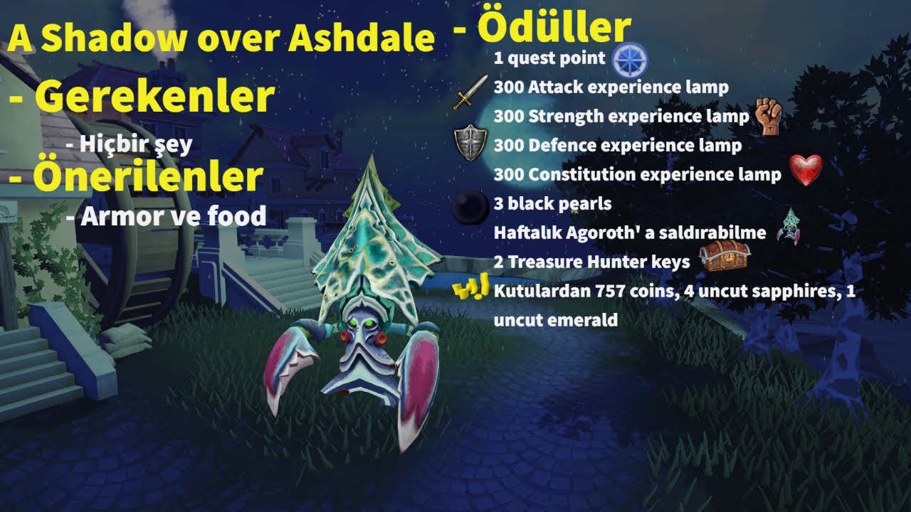 A Shadow over Ashdale Runescape 3 Türkçe Görev Rehberleri YouTube