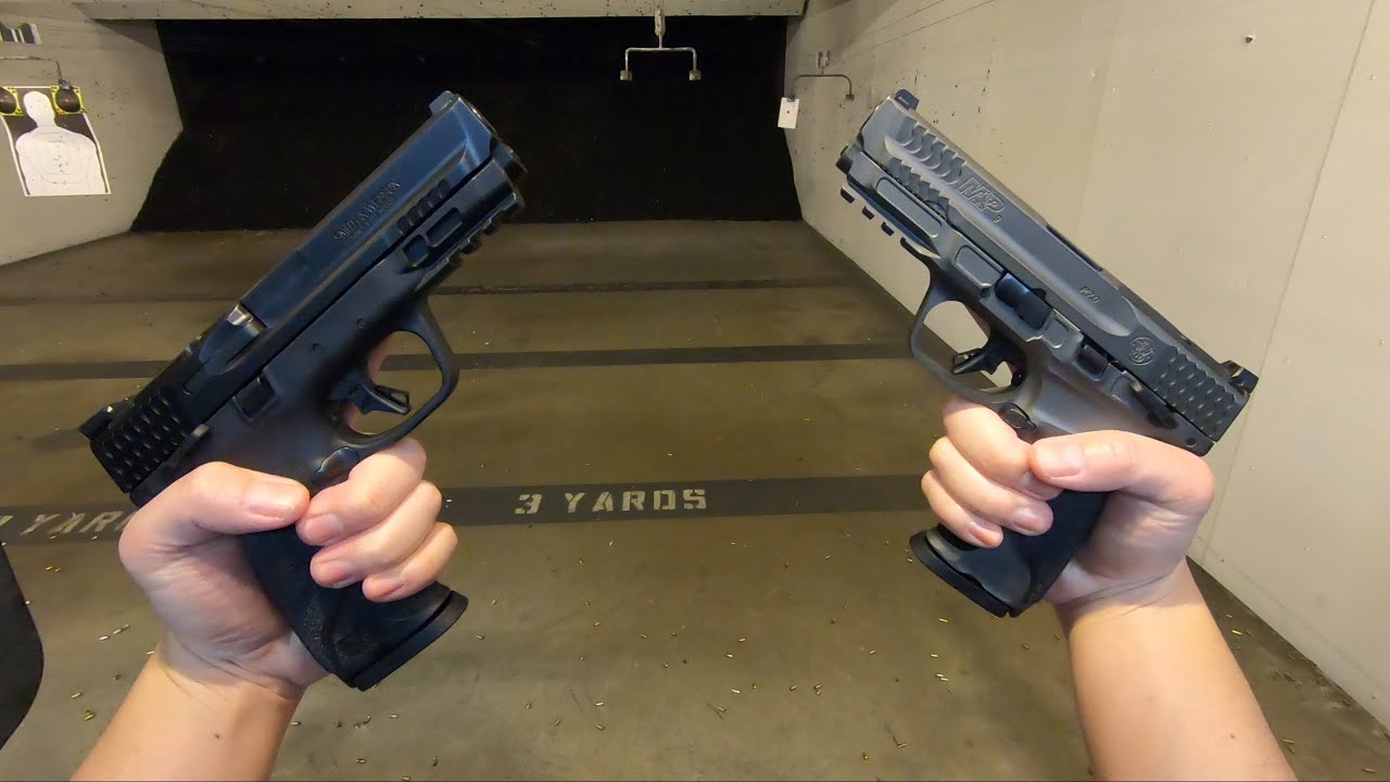 Smith & Wesson M&P9 M2.0 - Polymer vs Metal (9mm) - YouTube