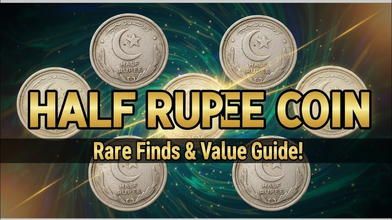 Pakistan Half Rupee 1949 Coin Full Details  Rare Old Pakistani Coin History & Value